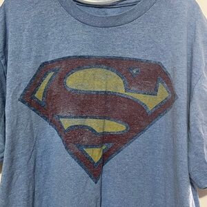 DC Comics Gray Superman Logo Tee
